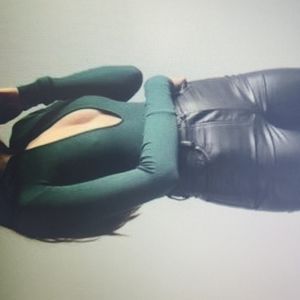 WILFRED Harlequin Bodysuit size M in marine aqua color